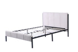 The latest modern simple design upholstered fabric storage bed frame