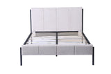 The latest modern simple design upholstered fabric storage bed frame