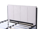 The latest modern simple design upholstered fabric storage bed frame