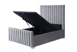 Factory direct exporting modern bedroom furniture upholstered upholstered platform storage bed