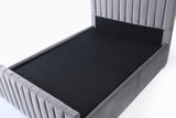 Factory direct exporting modern bedroom furniture upholstered upholstered platform storage bed