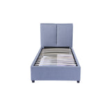 Upholstery storage beds with drawers factory customized High Headboard Design single size double