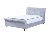 Wholesale sale of quality French oak upholstered bed king size simple style Up-holstered Beds